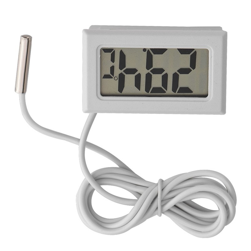 Mini LED Pantalla Medidor de Temperatura Digital Sonda Sensor Digital