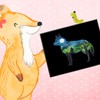 Mr. & Mrs. Panda Desk Mat Fox Landscape Gift Stationery