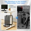 OUTFINE Under Desk PC Mount for Standing Desk, Clamp-On CPU