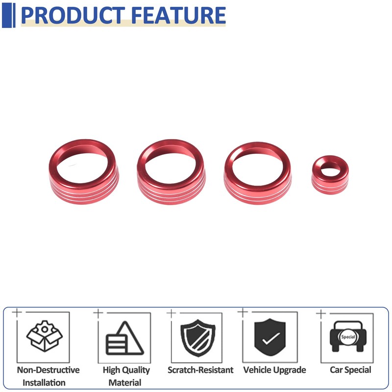 Daeiclru Central Control Adjustment Knob Compatible with Jaguar F-Type 2013-2022,