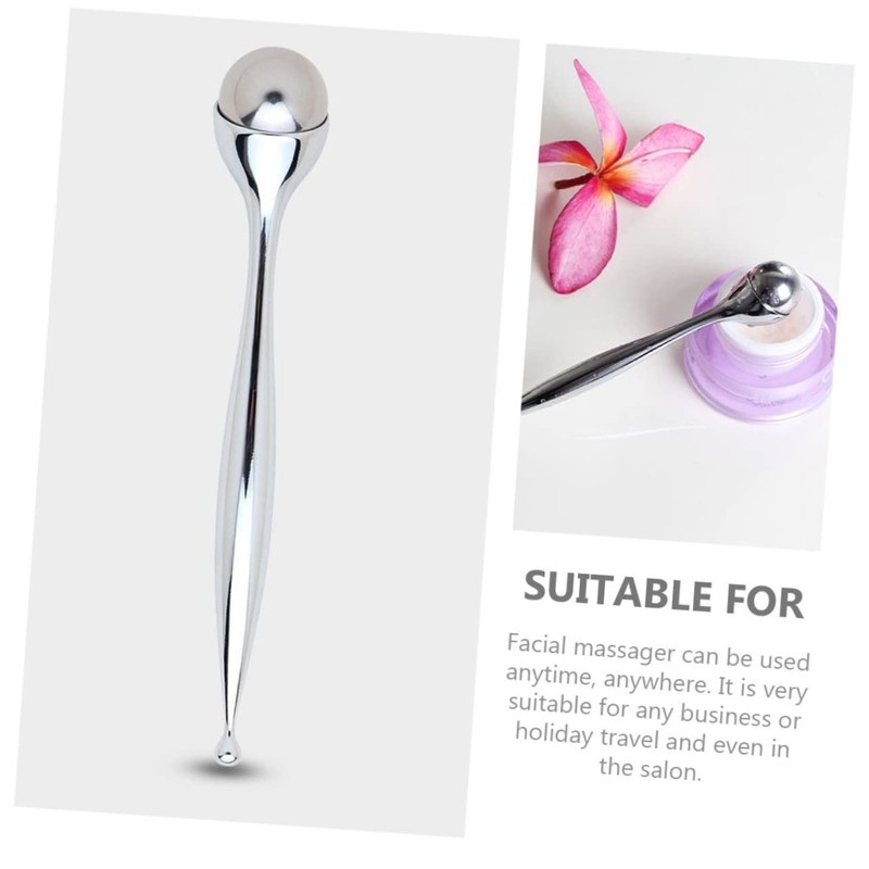 TOVINANNA Eye Massager Heat Eye Massage Spoon Portable Eye Rollers