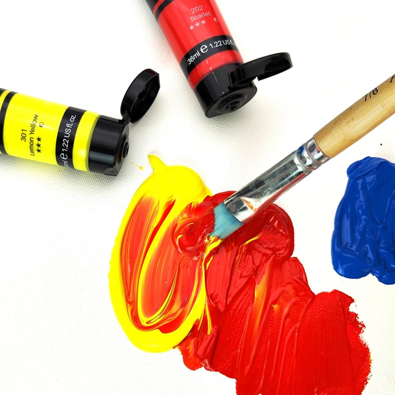 Artecho Acrylic Paint Set for Art, 18 Colors 36ml Basic