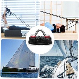 Songholee Marine Cam Cleats for Rope, Marine Line Nails, Ball Bearing Quick Entry Line Sizes Up to 5/8 Inch, Sailing Kayak Accessories (2 Pieces)