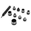 9 Sizes Hollow Punch Set Silent Labor Saving Lightweight Portable