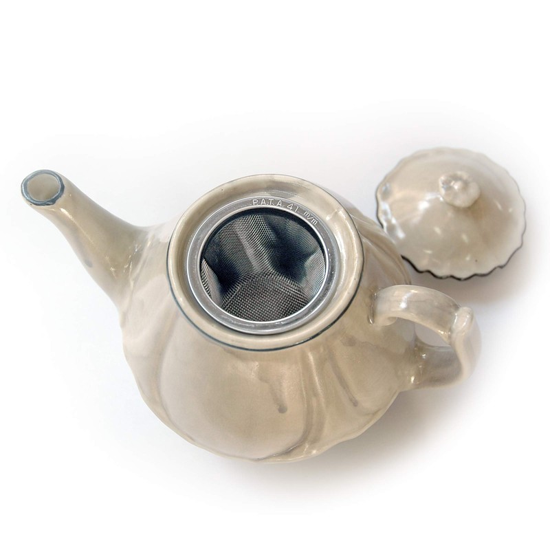 Nankai Tsusho Wonderful wa Teapot, White, Size: Approx. H8 W10,