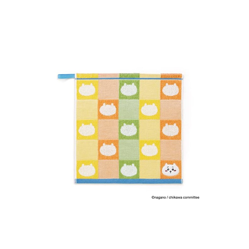 Chiikawa Pattern Wash Towel, Orange, Gauze Pile, Cute, 41-1081070, Approx.
