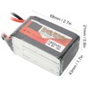 14.8V 1800mAh 4S 75C Lipo Battery Pack with XT60 Plug
