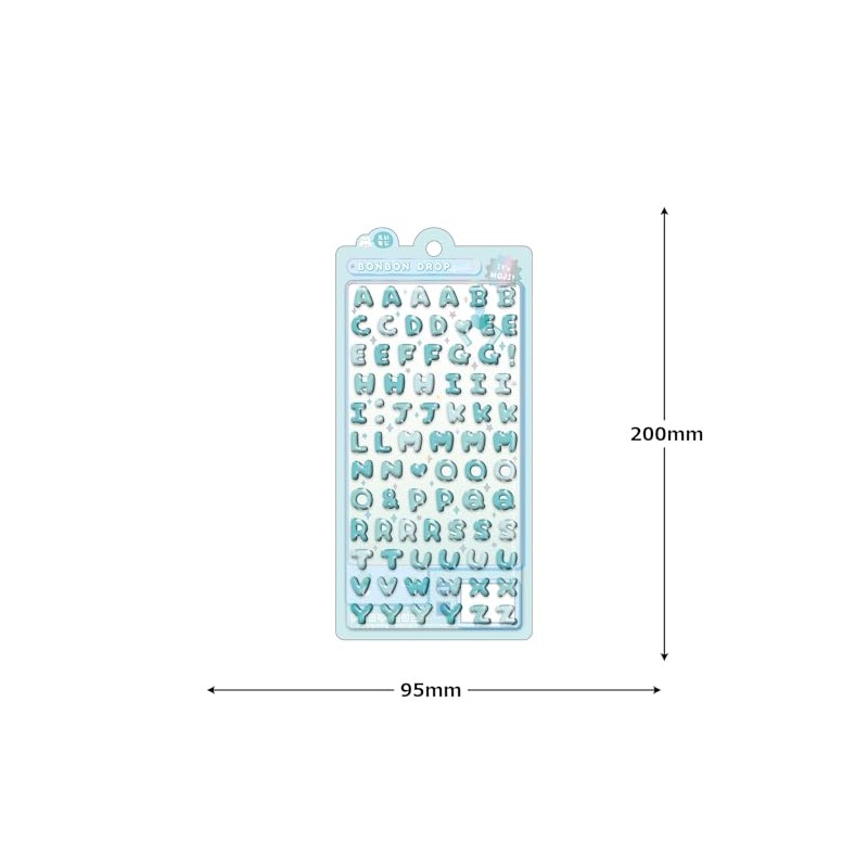 Coolier Seal 91300 Bombon Drop Seal (Letter) Mojimoji Bonbon Alphabet
