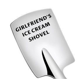 Ice Cream Spoon Shovel Gifts for Girlfriend Anniversary Brithday Gifts for Girlfriend GF Gift from Boyfriend, GF Girl Friend Coffee Tea Spoons Gift for Girlfriend GFS