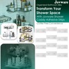 Jovware Shower Caddy Adhesive Replacement Stickers Sticker Shelf Basket Strips