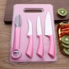 5 Pieces Kitchen Knife Set Sharp Stainless Steel Blade, Utility