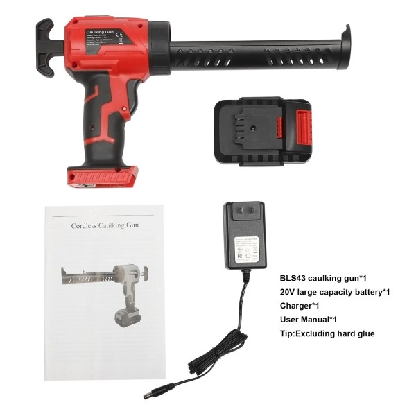 OCASAMI 20V Electric Caulk Gun, Max Cordless Caulking Gun with