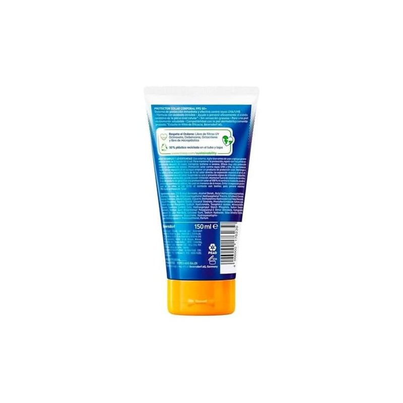 Protector Solar Corporal NIVEA SUN Protección E Hidratación FPS 50+