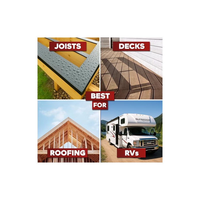 XFasten Professional Butyl Joist Tape - Waterproof and Durable