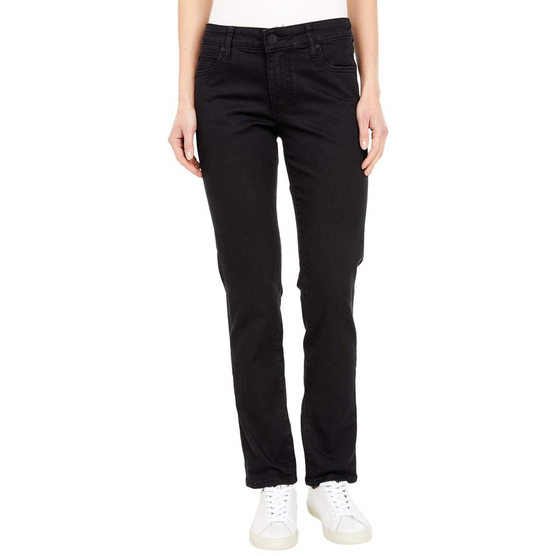 KUT from the Kloth Catherine Boyfriend Jeans Black 8 30.5,