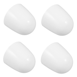 DOITOOL 4pcs Toilet Bolt Caps Sturdy with Washers for Easy Installation Sleek Design for Bathroom Toilet Supplies Compatible