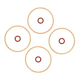 Generic 4Pcs Carburetor Bowl Gasket Kit Compatible with Honda G150 G200 G300 GCV135A GCV160 GC190A Replaces 16010-883-015