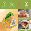 EWEIS Plush Warm Bird Nest for Birds Cage Accessories,Skin Friendly