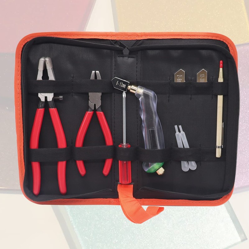 weideer 10pcs Heavy Duty Glass Running Pliers Breaker Grozer Pliers