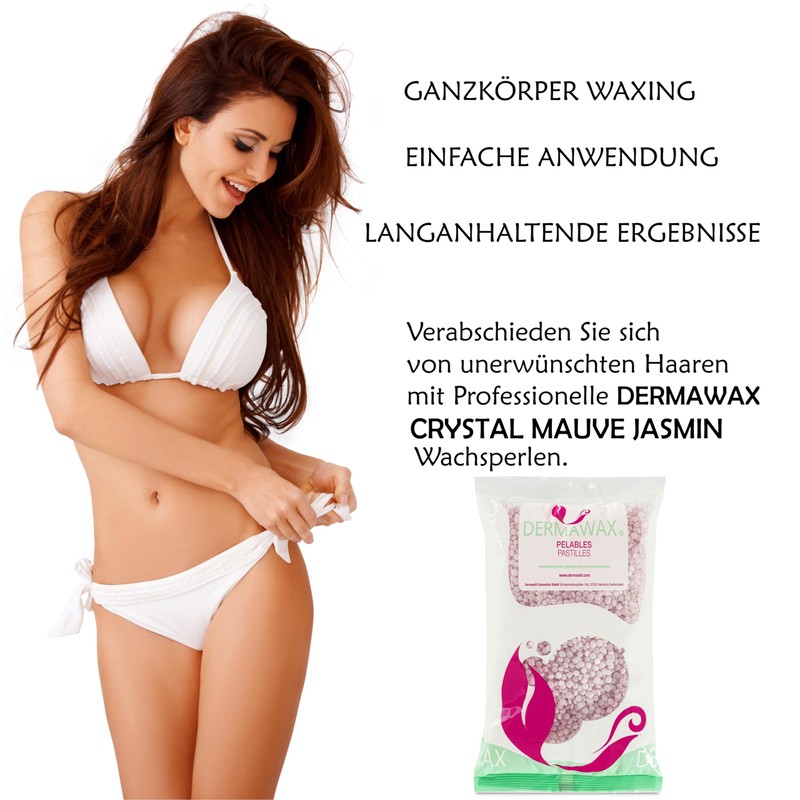 Dermawax Crystal Jasmine Wax without Colophonium Hypoallergenic Hot Wax Waxing