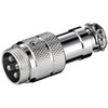 Wentronic 11681 microphone connector 4-pin MIC 4 Silver