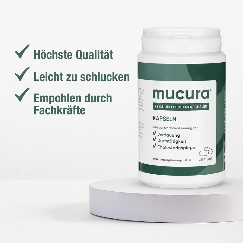Mucura Psyllium Husk Capsules Pack of 225 – Quick &