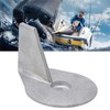 Zinc Alloy Trim Tab Anode 822157T2 for Mariner Force 25‑50