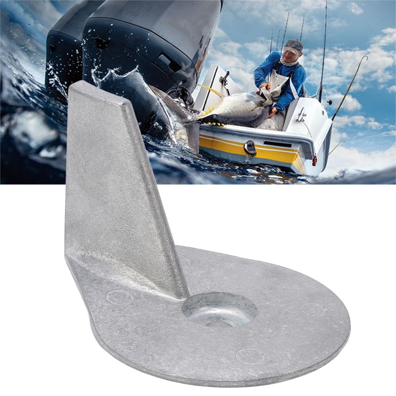 Zinc Alloy Trim Tab Anode 822157T2 for Mariner Force 25‑50
