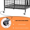 WALMANN Garage Sports Equipment Organizer, Ball Storage Rack Indoor/Outdoor Rolling