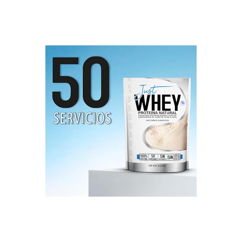 BHP JUST WHEY PROTEINA NATURAL| WHEY PROTEIN| SIN SABOR| 100%