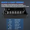 UADME 7 Way Waterproof Trailer Wiring Harness Kit, Electrical Junction