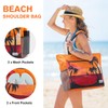 G4Free Large Beach Bag for Women Waterproof Sandproof Beach Tote