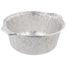 Pearl Metal HB-5739 Aluminum Foil Deep Round Pot, 7.9 inches (20 cm), 0.6 gal (2.4 L), Pack of 3