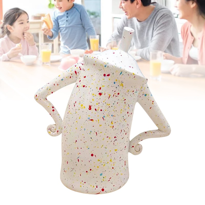 Coffee Bean Canister Cute Food Storage Desktop Ornaments Jar with