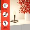 ledscom.de TRIN Table Lamp/Lamp Holder/Triangle Base Switch, Aluminium, Black, 1x