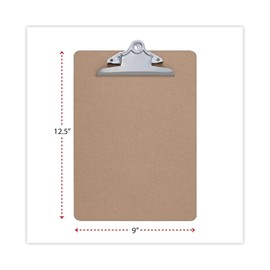 Universal 40304 Hardboard Clipboard, 1-Inch Capacity, Holds 8 1/2 x 11, Brown