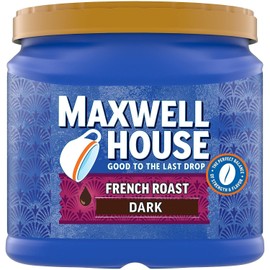 Maxwell House French Roast Dark Ground Coffee 25.6 Ounce Canister