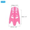 PATIKIL 8pcs Plastic Golf Tees 45mm Golf Simulator Tee Golf