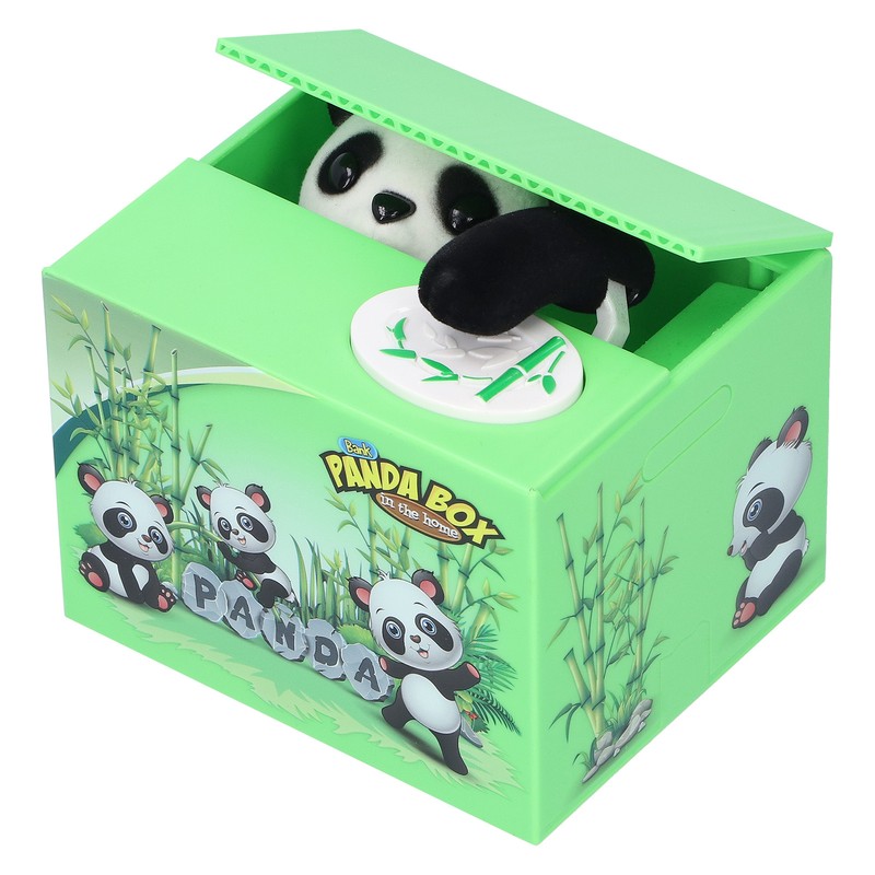 Piggy Bank Puppy Cute Steal Money Panda Children Animal Electric