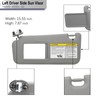 Driver Left Side Sun Visor Compatible with Toyota RAV4 2006