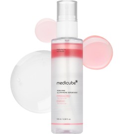 medicube Salmon DNA PDRN Pink Glutathione Spray Serum I Pink Glass Glow Serum Mist for Moisturizer, Soothing and Firming, Uneven skin tone, Salmon... 