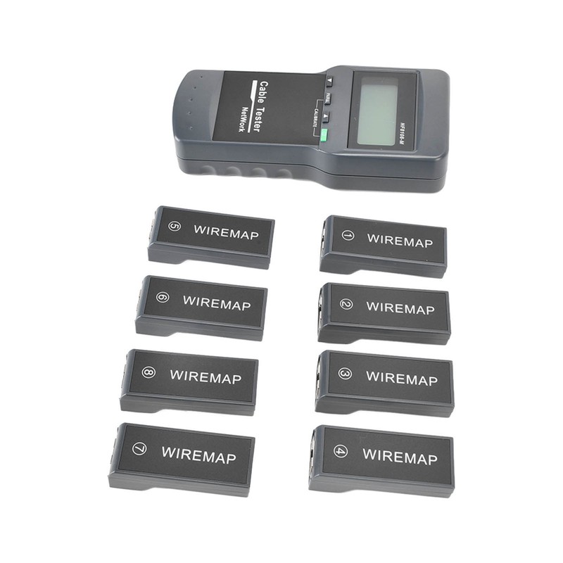 F‑8108‑M LCD Display Network Cable Length Tester Cable Wire Fault