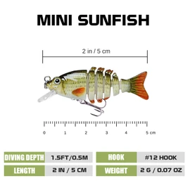 TRUSCEND Fishing Lures for Bass Swim Baits for Bass Fishing Top Water Fishing Gear Fishing Lures for Walleye and Pike Slow Sinking Freshwater Saltwater