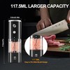 Electric Salt and Pepper Grinder Set USB Rechargeable with LED