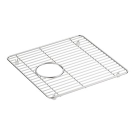 KOHLER K-5656-ST Cairn stainless steel, 13-3/4” x 14”, for K-8199 Sink Rack, 13-3/4" x 14"