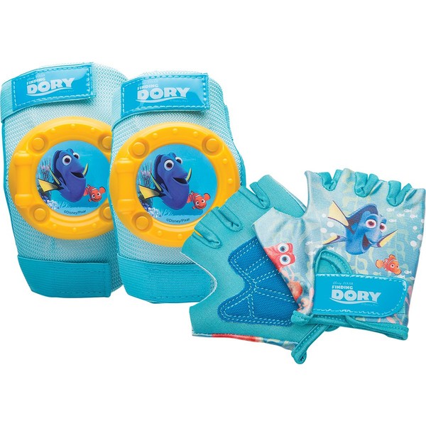 Bell 7078264 Finding Dory Protective Gear Pad And Glove Set, Blue