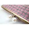 丸眞 Pouch Pouch UK Moon by Wool Fabric
