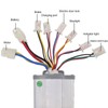 24V 800W Brush Motor Speed Controller with Throttle Grip for