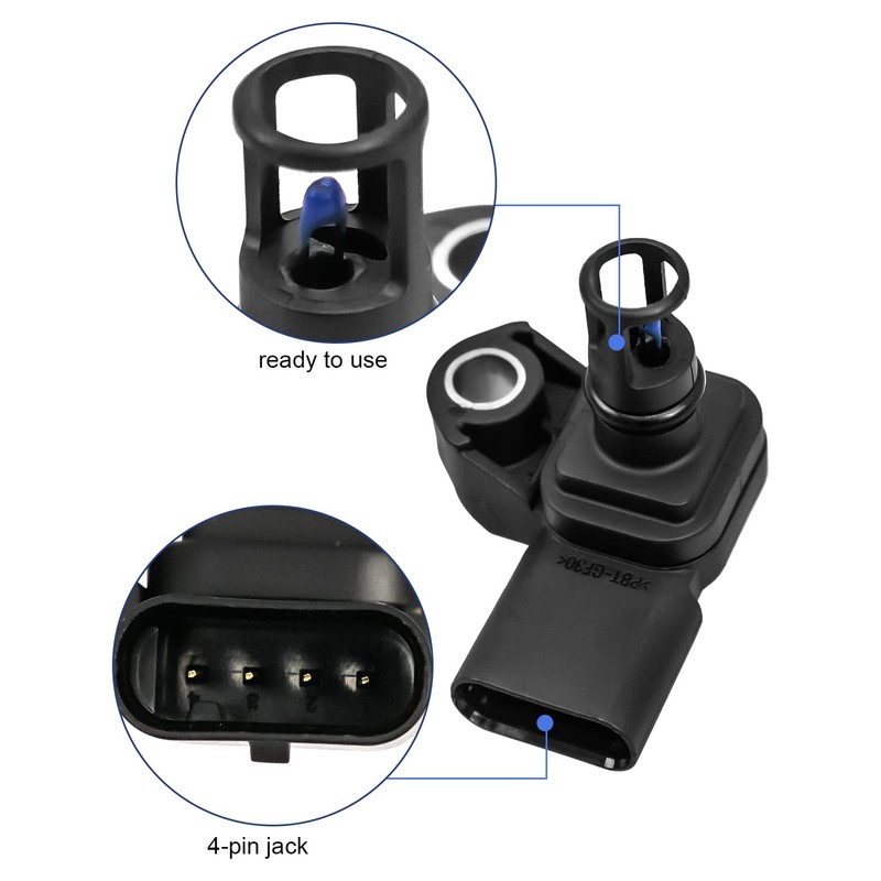 EMIHO Intake Air Pressure and Temperature Sensor Replace 12681993 Fit