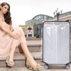 Transparent Suitcase Protector Cover 30 Inch